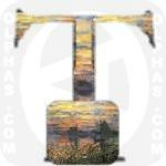 Tramonto a Lavacourt 1880 Monet 