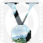 Yellow Wheat Cypresses VanGogh 